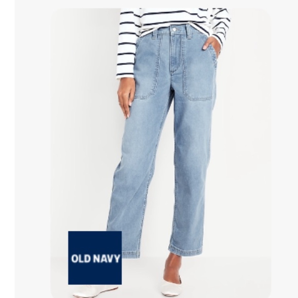 NWT Old Navy Light Blue Women's Jeans Trousers XXL